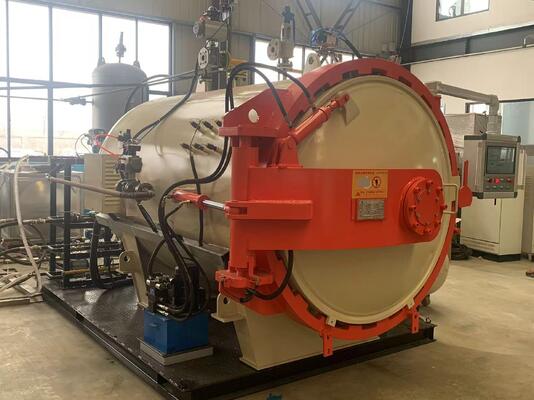 システムカーボンファイバーオーブン工業用複合炭素繊維オートクレーブ高温高圧耐性材料