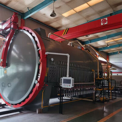 CE Approved Horizontal Autoclave for Sporting Goods Material Forming Fast Heating Low Energy Consumption Industrial