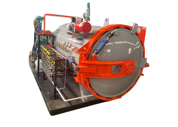 0.85Mpa 380Vの大規模の生産のためのゴム製治癒のオートクレーブの空冷